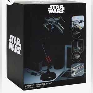 New in Box Paladone Star Wars X-Wing Poseable Lamp